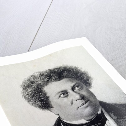 Portrait of the Author Alexandre Dumas, 19th century by Georg Wilhelm Timm