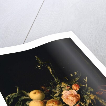 Roses and Peaches, 1659 by Willem van Aelst