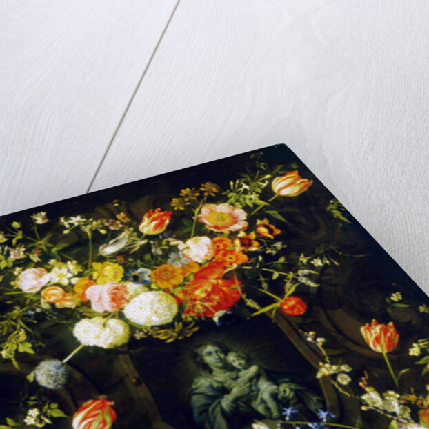 Madonna Surrounded by Flowers, 1662 by Frans Ijkens