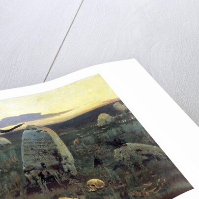 A Knight at the Crossroads, 1898. by Viktor Mihajlovic Vasnecov