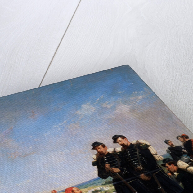 A French camp near Sevastopol, 19th century by Paul Alexandre Protais