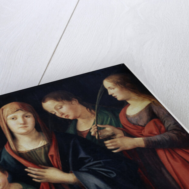 Madonna and Child with Mary Magdalen, Saint Catherine and two Saints, 1504 by Alvise Vivarini