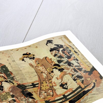 Cherry Blossom Viewing (Hanami), early 19th century(?). by Kitagawa Utamaro II
