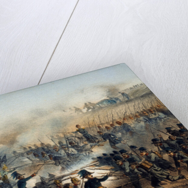 The Battle of the Chernaya River on August 16, 1855, 19th century by Paul Levert