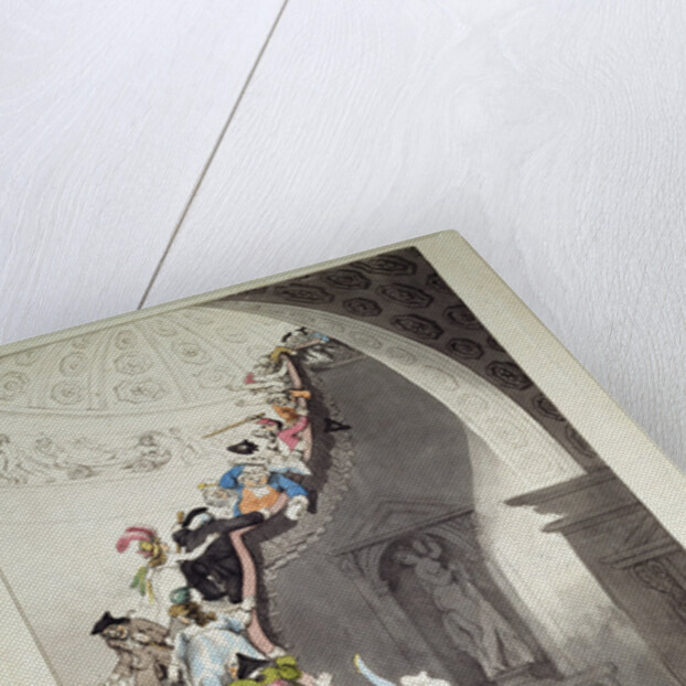 Exhibition Stare Case, 1811. by Thomas Rowlandson