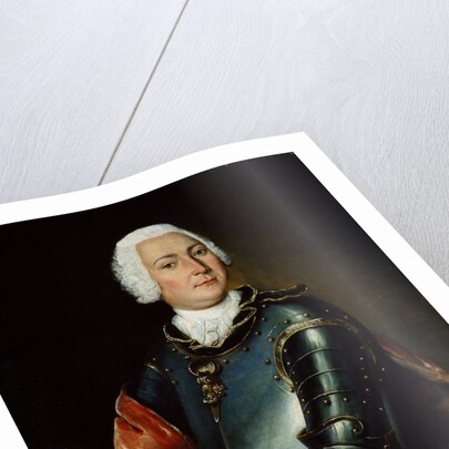 Portrait of Count Ernst Christoph von Manteuffel, 18th century by Lucas Conrad Pfandzelt