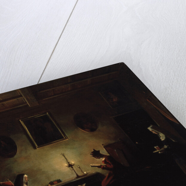 Scene in an Interior, 19th century by Francois-Marius Granet