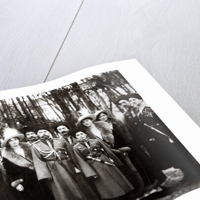 The Family of Tsar Nicholas II of Russia with the Kuban Cossacks, c. 1916 by Anonymous