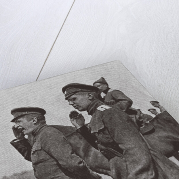 Prime Minister of the Russian Provisional Government Alexander Kerensky (Left) At the Front, 1917 by Anonymous