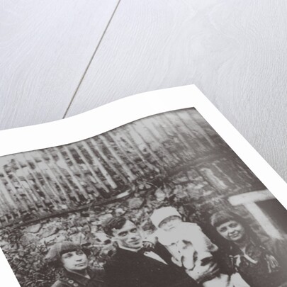 Marina Tsvetaeva with husband and children. Prague, 1925, 1925 by Anonymous