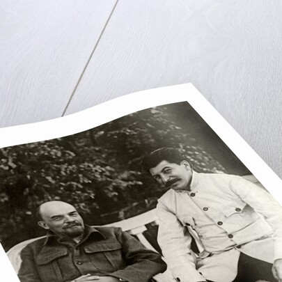 Stalin and Lenin. August 1922, 1922 by Anonymous