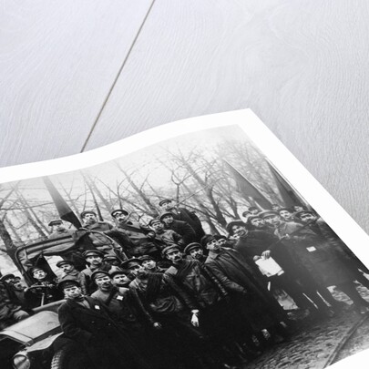 A Group of Red Army Men. Petrograd, 1917 by Anonymous