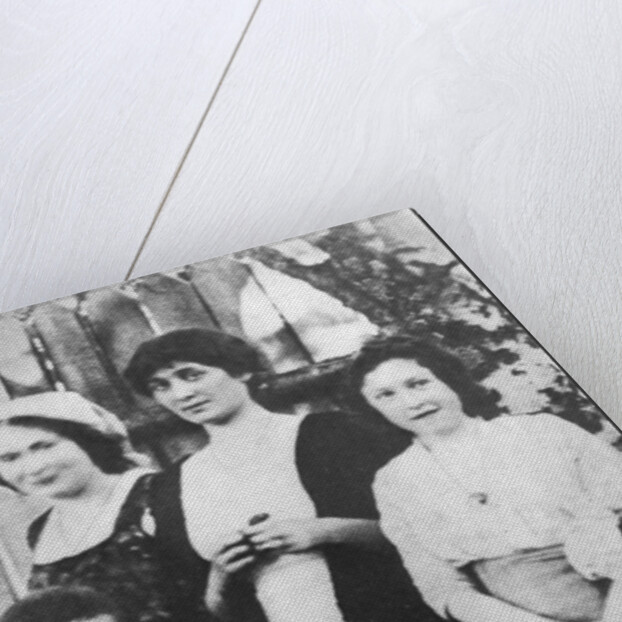 Anna Akhmatova and Maria Kuzmina-Karavayeva (left), 1912 by Anonymous