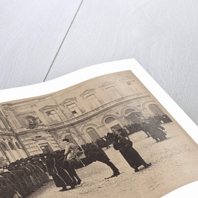 A Russian Bread Line Guarded by the Imperial Police. March 1917, 1917 by Anonymous