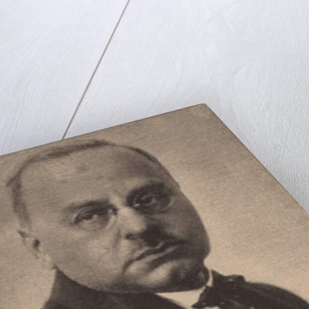 Sigmund Freud, Stanley Hall, Carl Gustav Jung, Abraham A. Brill, Ernest Jones, Sandor Ferenczi in front of Clark University, 1909 by Anonymous