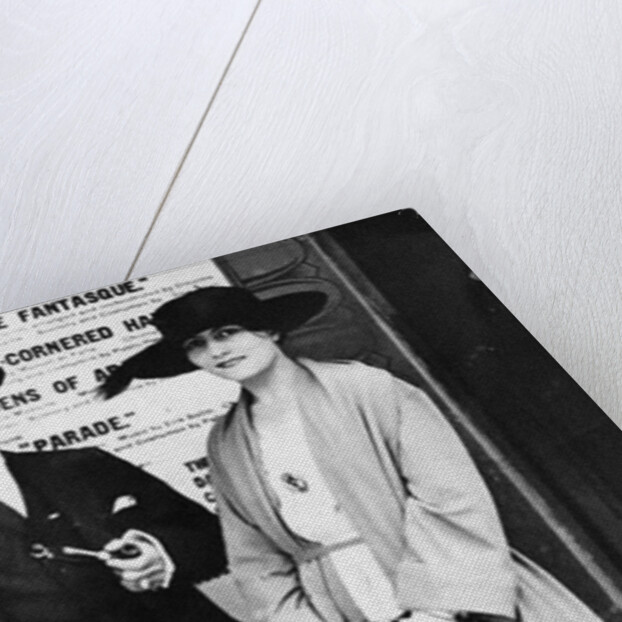 Pablo Picasso and Olga Khokhlova, c. 1918 by Anonymous