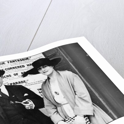 Pablo Picasso and Olga Khokhlova, c. 1918 by Anonymous