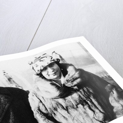 Prince Pyotr Grigoryevich Volkonsky with his wife, Irina, nee Rakhmaninova, 1925 by Anonymous