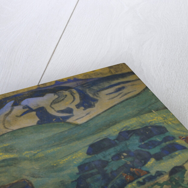 Tchud tribe gone underground, 1913 by Nicholas Roerich