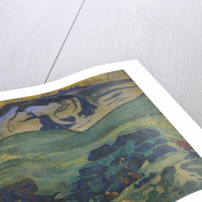 Tchud tribe gone underground, 1913 by Nicholas Roerich