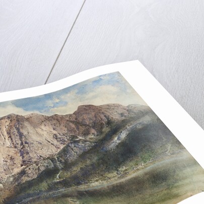 Altaussee Lake and Face of Mount Trissel, 1859 by Rudolf von Alt