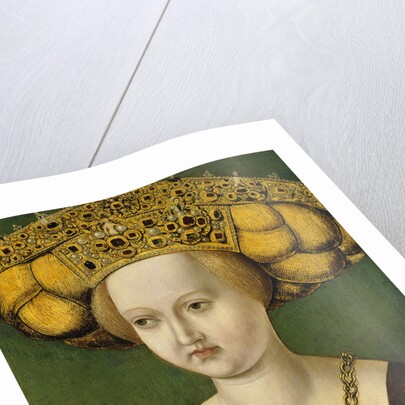 Portrait of Kunigunde of Austria, ca 1485 by Austrian Artist ot the Tyrol School