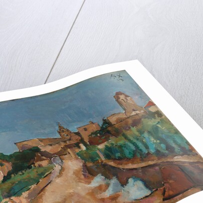 Street towards Dürnstein, 1913 by Anton Faistauer