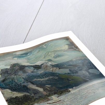 Lake Traun with Mountain Sleeping Greek, 1907 by Richard Gerstl