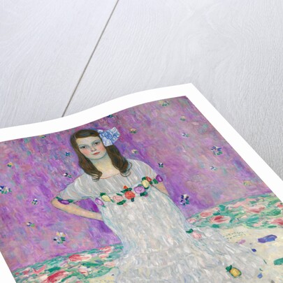 Portrait of MÃ¤da Primavesi by Gustav Klimt