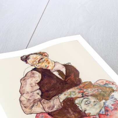 Lovers, 1914-1915 by Egon Schiele