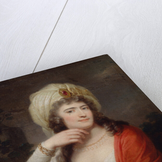 Portrait of Aleksandra Branicka, lady-in-waiting of Catherine II, 1793 by Józef Grassi