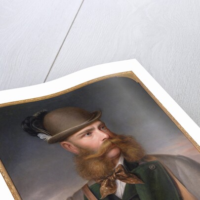 Portrait of Franz Joseph I of Austria in Hunting Dress, 1877 by Edmund Mahlknecht