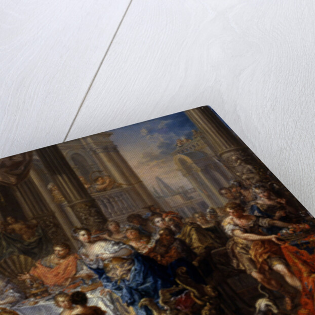 Cleopatras feast by Johann Georg Platzer