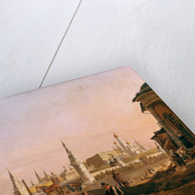 View of the Bolshoy Kamenny Bridge and the Kremlin from Zamoskvorechye, 1837 by Johann Nepomuk Rauch