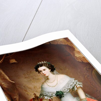 Portrait of Elisabeth of Bavaria, 1856 by Franz Russ the Elder