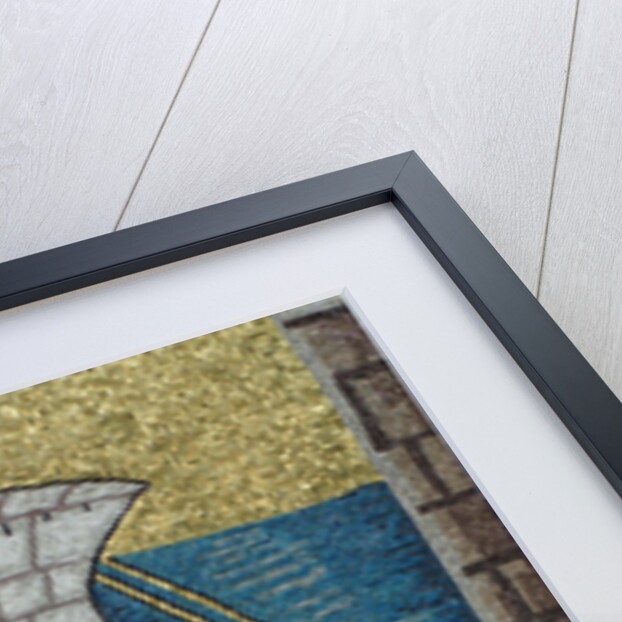 The Roman galleys. Mosaic from Ravenna, copy by Classical Antiquities