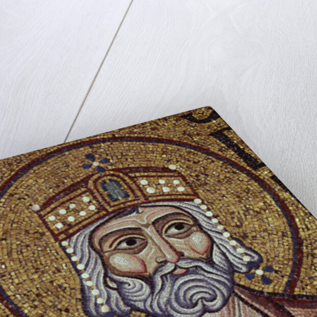King David (Detail of Interior Mosaics in the St. Marks Basilica), 12th century by Byzantine Master