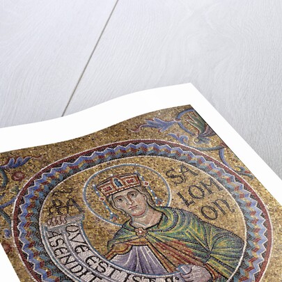King Solomon (Detail of Interior Mosaics in the St. Marks Basilica), 13th century by Byzantine Master