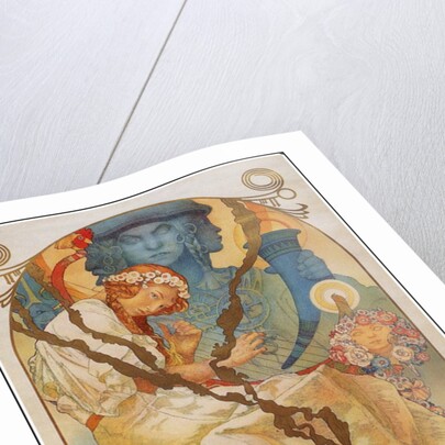 Poster for the exhibition The Slav Epic (Slovanská epopej), 1928 by Alfons Marie Mucha