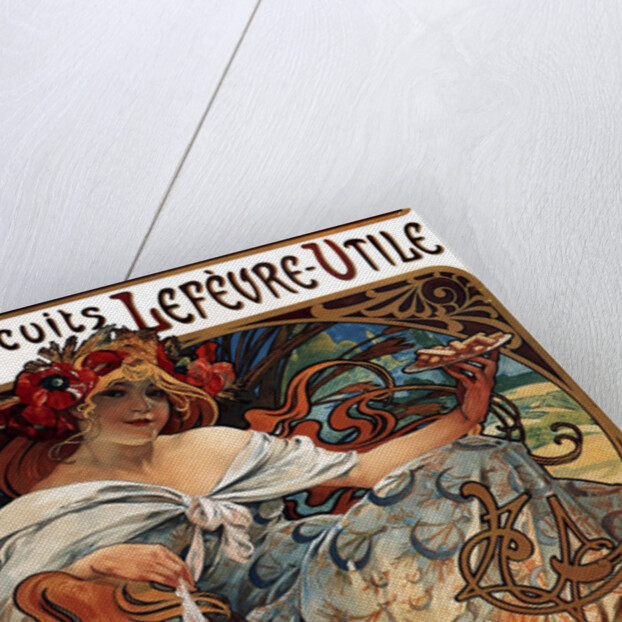 Biscuits Lefevre-Utile by Alfons Marie Mucha