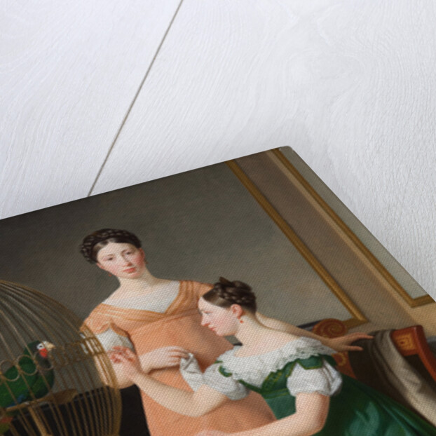 Mendel Levin Nathansons Elder Daughters, Bella and Hanna, 1820 by Christoffer-Wilhelm Eckersberg