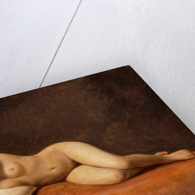 Resting Model, 1839 by Constantin Hansen
