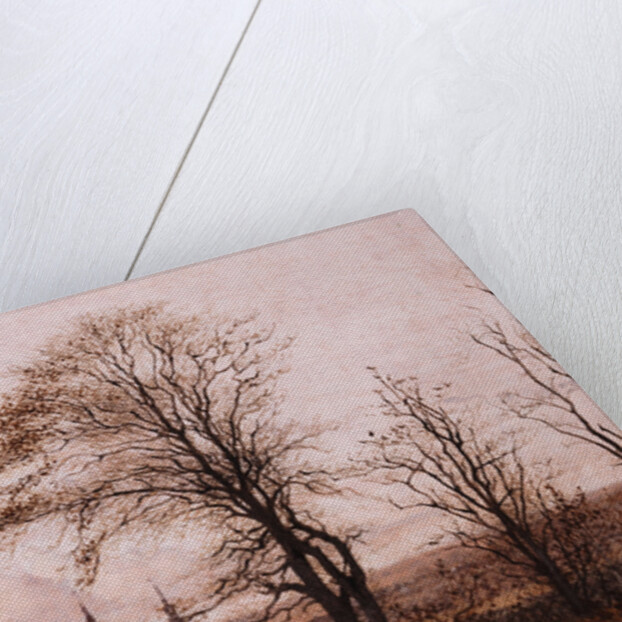 Autumn Landscape. Frederiksborg Castle in the Middle Distance, 1837-1838 by Christen Schiellerup Købke