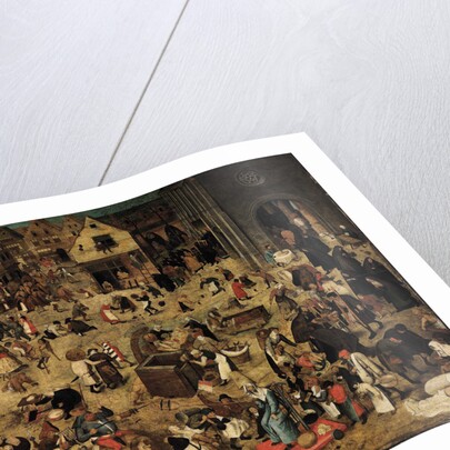 The Combat between Carnival and Lent, c. 1560 by Pieter Brueghel the Younger