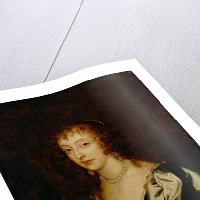 Portrait of Queen Henrietta Maria of France, 1666 by Sir Anthonis van Dyck