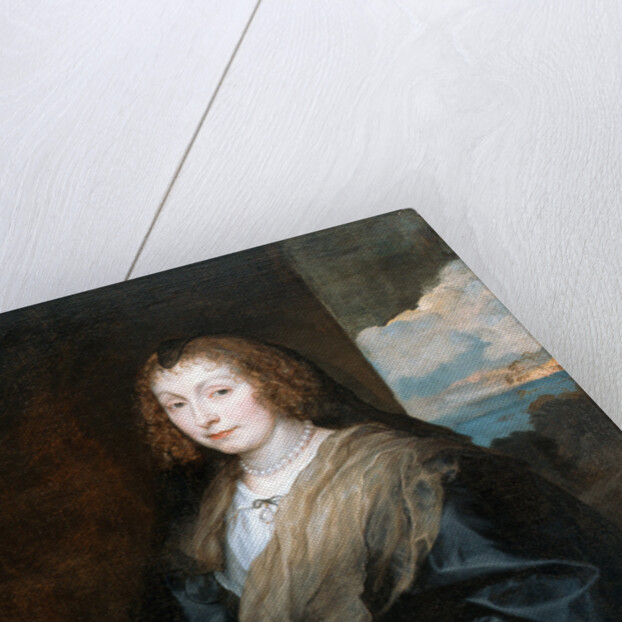 Portrait of a Woman with a Rose, Between 1635 and 1639 by Sir Anthonis van Dyck