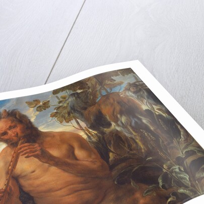 Satyr Playing the Pipe (Jupiters Childhood), ca 1639 by Jacob Jordaens