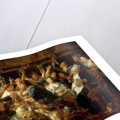 The Feast of the Bean King, ca 1640-1645 by Jacob Jordaens