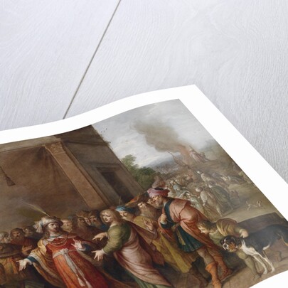 Croesus showing Solon his Treasures by Frans Francken the Younger