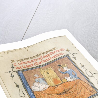 Miniature from a manuscript of the Roman de la Rose by Guillaume de Lorris and Jean de Meun, ca 1365 by Master of the Rose novels